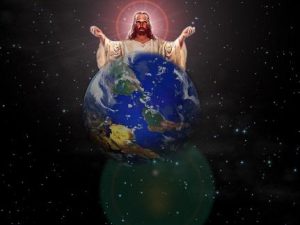 God above Earth