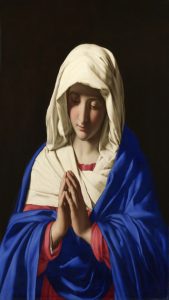 Mary, the Virgin, wearing hijab