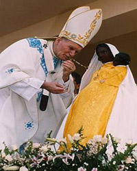Mary Worship by Popes